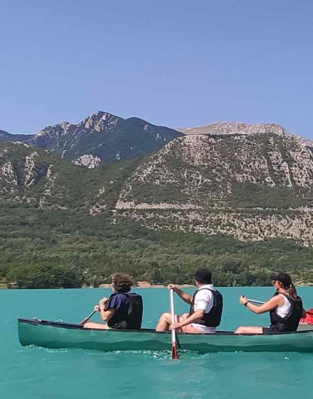 Escursione in canoa sul Lago di Castel San Vincenzo