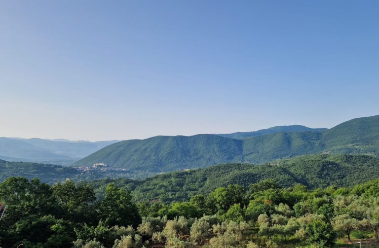 Vista panoramica dalla camera da letto di Casita1906 rocchetta a volturno molise